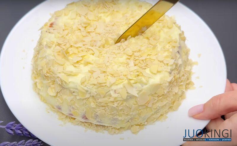 Творожный десерт: без муки, овсянки и крахмала. Низкокалорийный торт без сахара