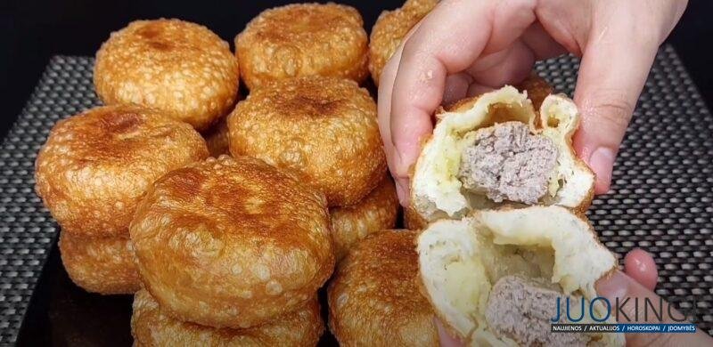 Беру немного кефира и 1 яйцо. Сытные пирожки для мужа: съедает по 10 штук и не поправляется