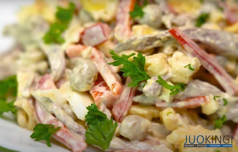 Вместо надоевшего "Оливье". Салат без картошки "Белорусочка" - вкусный и полезный рецепт