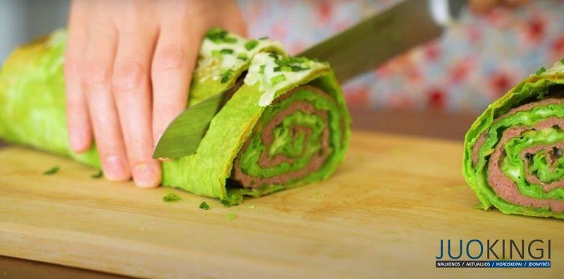 Вместо пирожков и чебуреков! Вкусный рулет с фаршем из лаваша