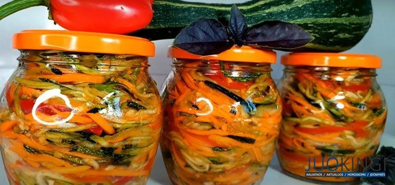 Всë лето готовлю! Хрустящий салат из кабачков: 25 лет закатываю на зиму