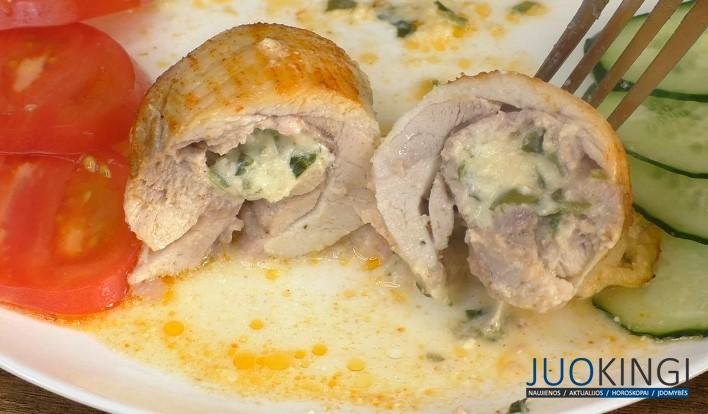Полный восторг: куриные рулетики в духовке. Получается нежное и вкусное куриное филе