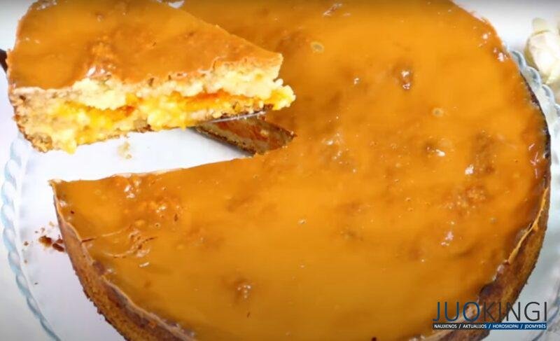 Все дело в заливке. Нереально вкусный абрикосовый пирог