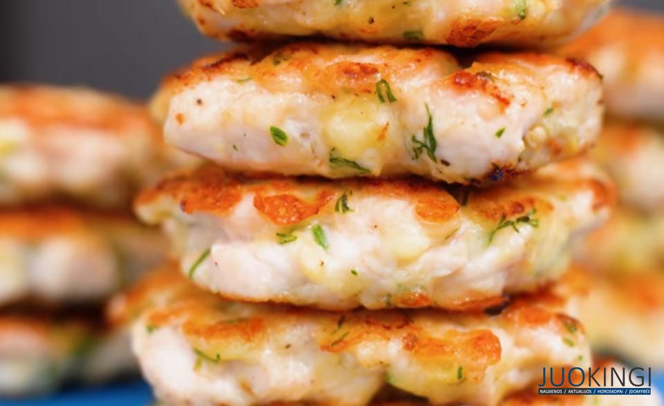 Куриные котлеты без мясорубки! Очень удачное сочетание продуктов