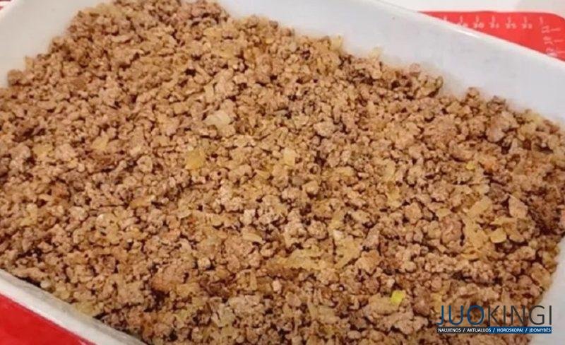 Всего 30 минут и готово. Вкусный и бюджетный мясной пирог: хватает на большую семью