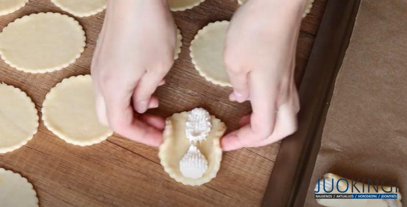Очаровательная "улыбка" с воздушной начинкой. Творожное печенье с начинкой к чаю