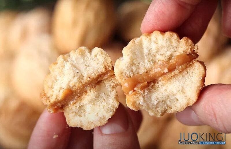 Печенье "Орешки" - рецепт проще простого. Без формы и с вкусной начинкой