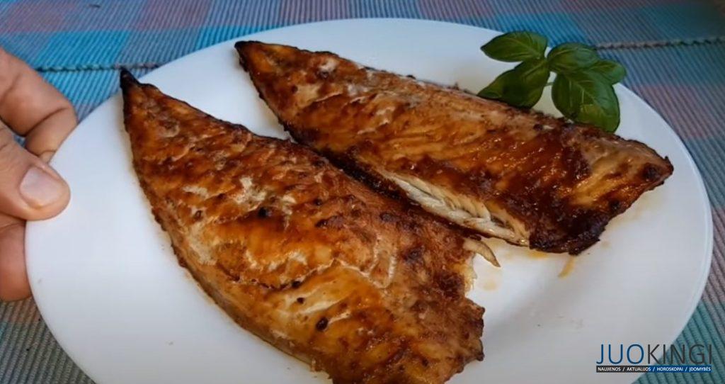 Скумбрия по-барски. Нежная и сочная благодаря маринаду: подсел на рецепт, готовлю постоянно