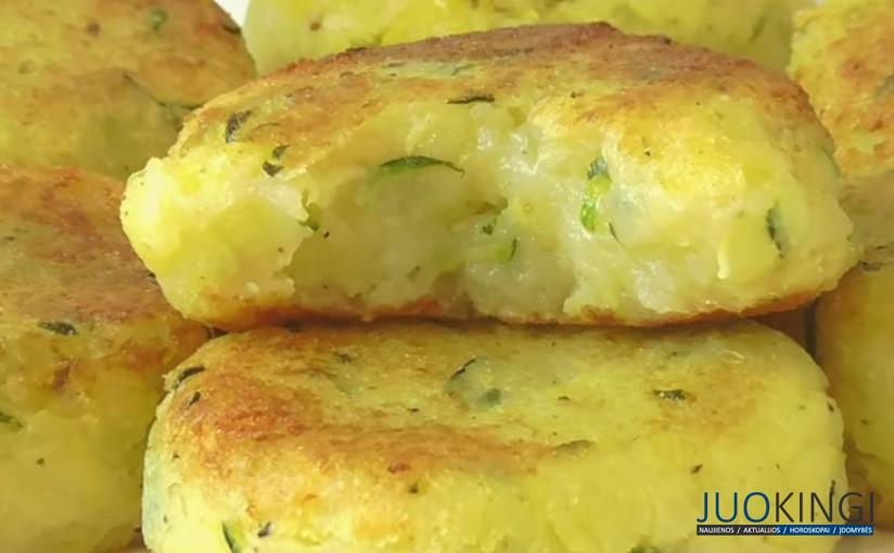Котлеты из картофеля и кабачков: без муки и яиц. С тонкой хрустящей корочкой