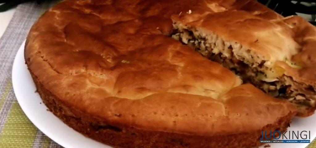 Пирог с капустой на скорую руку! Что я добавляю в тесто для заливных пирогов , чтобы оно было не резиновое, а нежное и пушистое