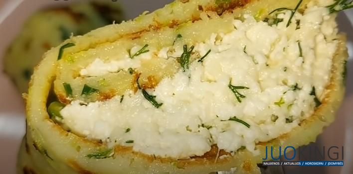 Быстрый завтрак из кабачков. Вкуснейшие блинчики из кабачка с начинкой