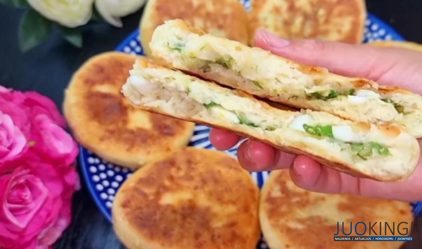 Делаю на завтрак за 10 минут уже много лет. Все довольны: вкуснота с начинкой