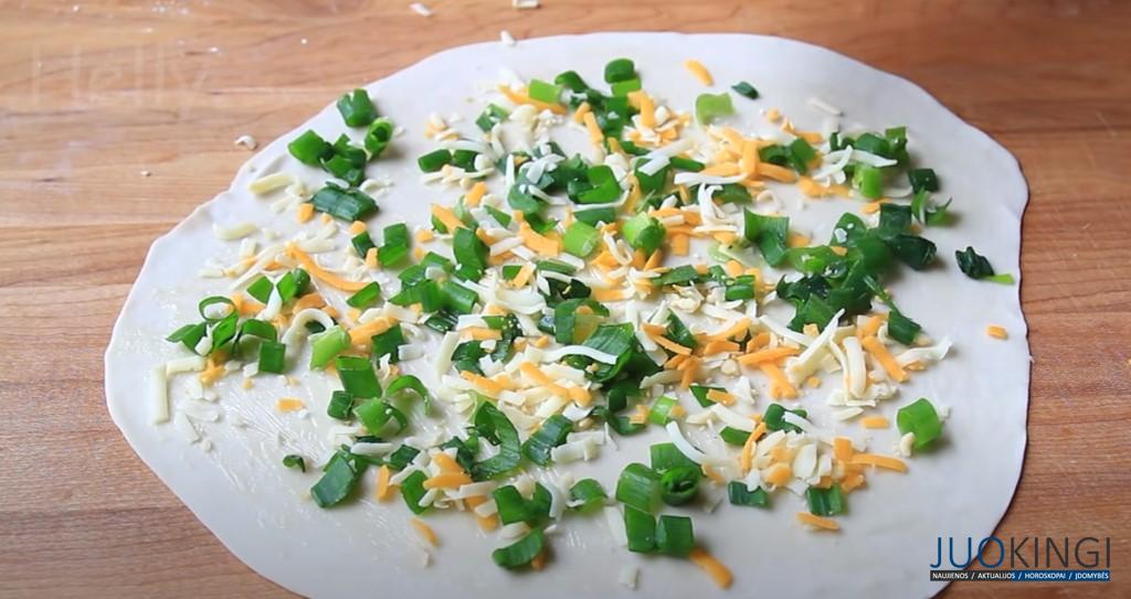 Нет дрожжей, нет духовки, но каждый может сделать! Ароматные и вкусные лепешки с зеленым луком