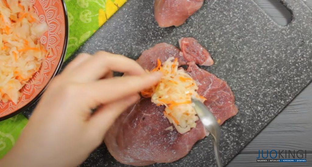 Мясные рулетики с начинкой. Горячее мясное блюдо на праздничный стол