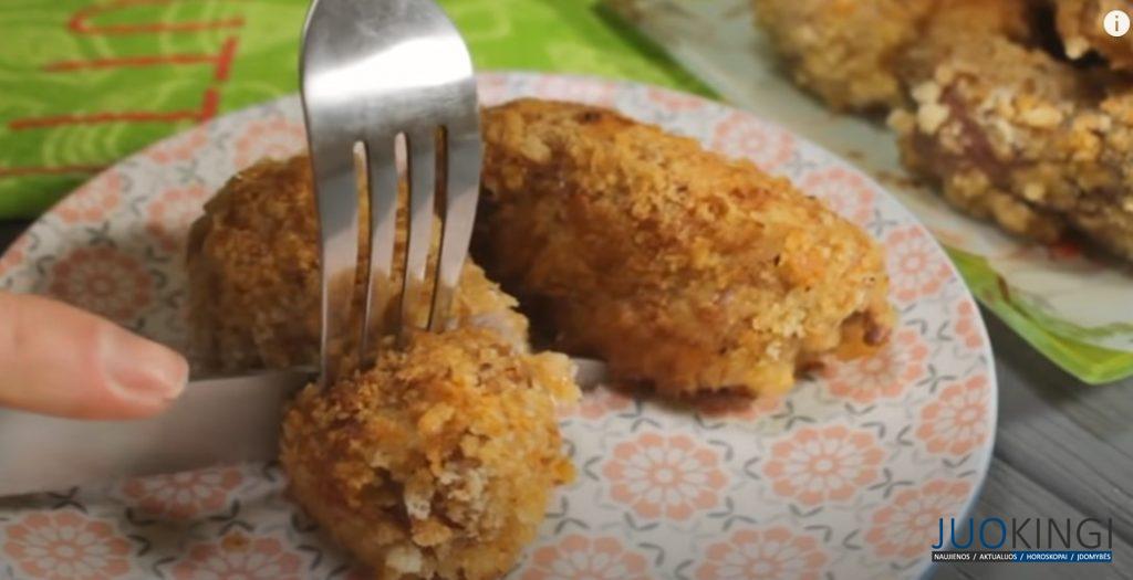 Мясные рулетики с начинкой. Горячее мясное блюдо на праздничный стол