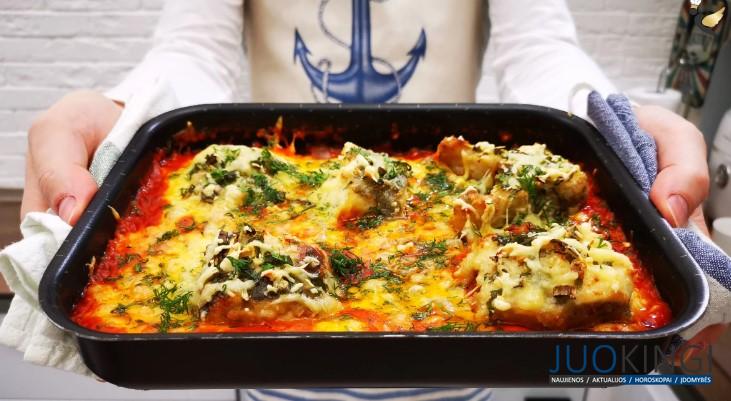 Минтай «по-провансальски», получается очень вкусно. Семье понравилось, попросили готовить так чаще