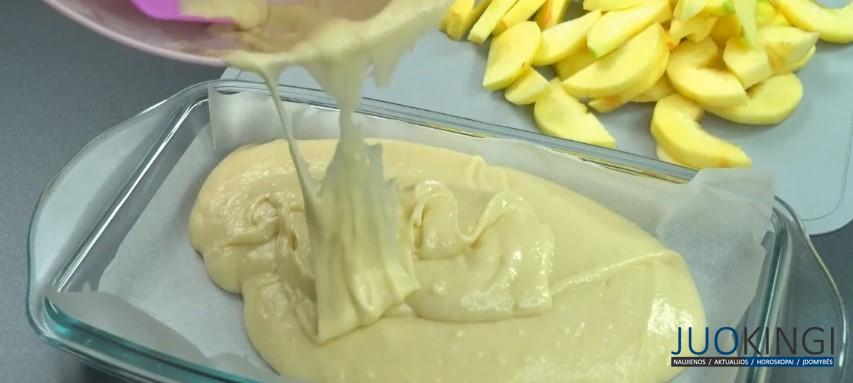 Проще шарлотки: пирог с яблоками. Замес теста за 6 минут + время на выпечку