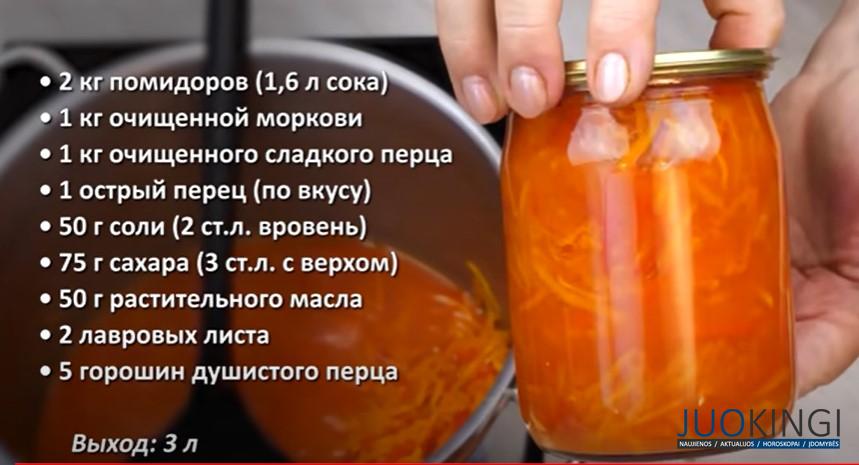 Первый помощник на кухне: овощная заправка в томатном соусе. Заготовка для любых блюд