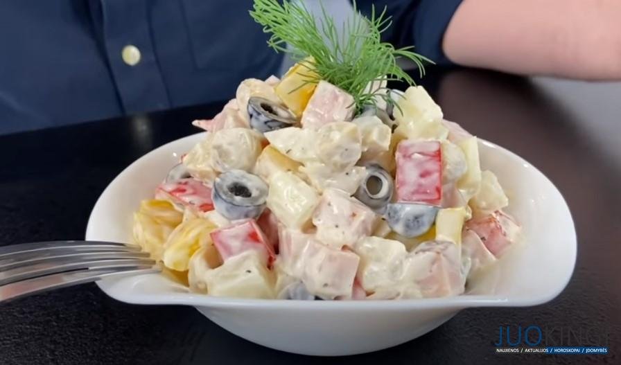 Салат за 5 минут на любой праздник! Быстрый и вкусный салат: находка для любой хозяюшки