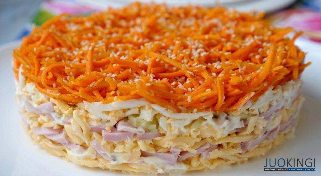 Салат Выручалочка! Очень сытный из простых продуктов