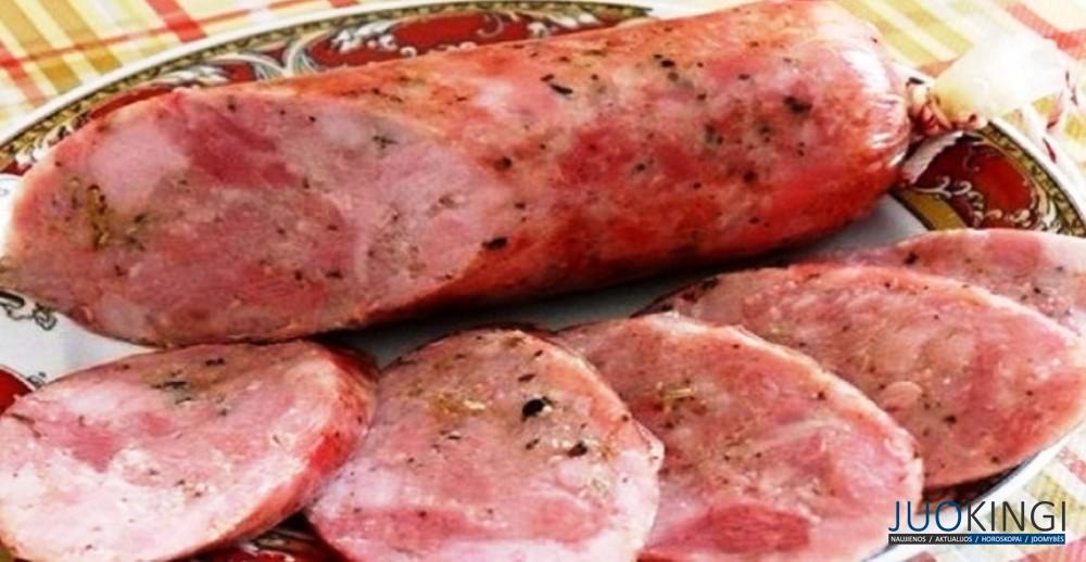 Вкусная и нежная рубленая колбаса в домашних условиях. Прекрасная замена покупным колбасам