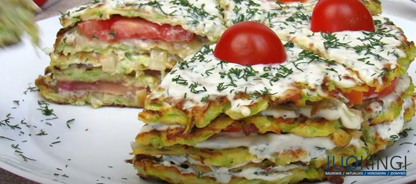 Вкусная закуска из кабачков. Простой рецепт, как приготовить торт из кабачков