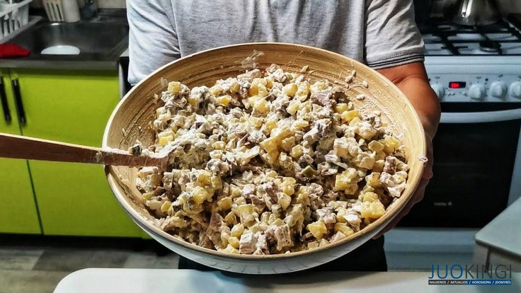 Праздничный салат без яиц. Обалденный вкус
