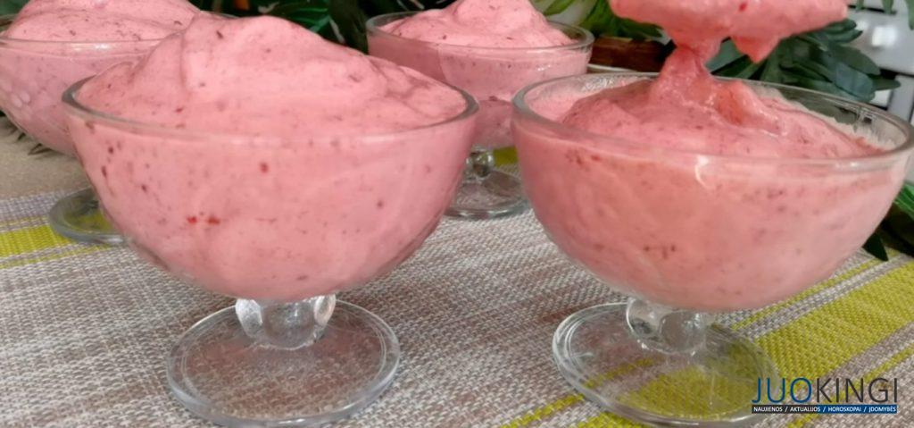 Вместо мороженого часто делаю этот вкусный, полезный, низкокалорийный десерт всего из трех ингредиентов (за 5 минут)