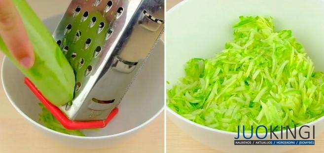 Куриное филе под сочной кабачковой шубкой. Сверху делаем румяную сырную корочку