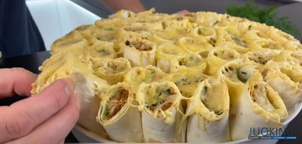 Готовлю его на праздники и для большой компании! Закусочный пирог из лаваша