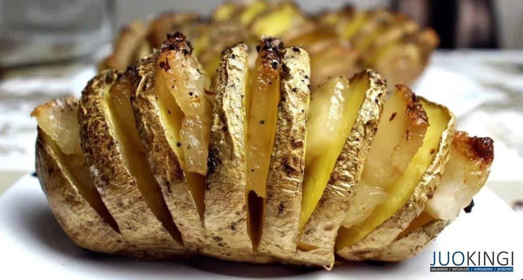 Такое и гостям подать не стыдно! Картошка – гармошка в духовке: вкусный и сытный ужин