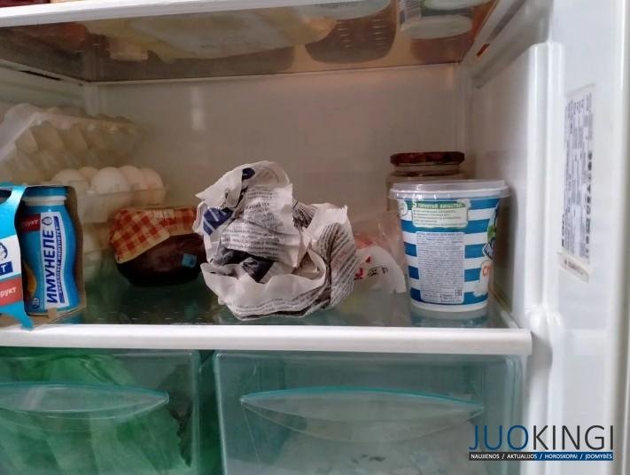 Почему я кладу мокрую газету в холодильник. Жалко, что раньше не знала об этом способе