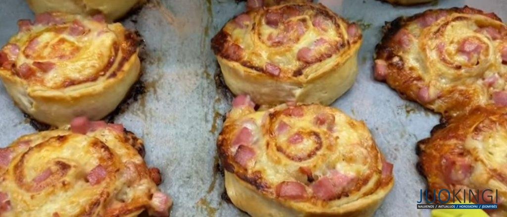 Булочки мини-пицца на скорую руку! Когда хочется чего то вкусненького