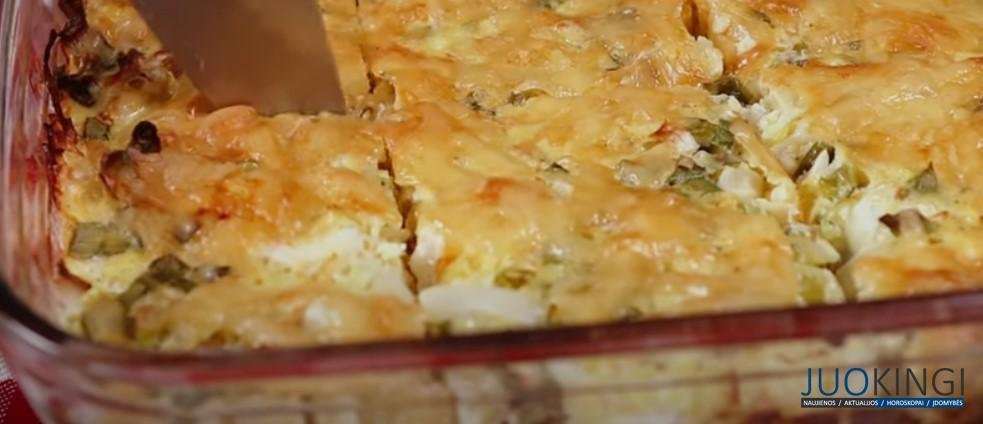 Вкусная идея для ужина. Вкусней всего с капустой