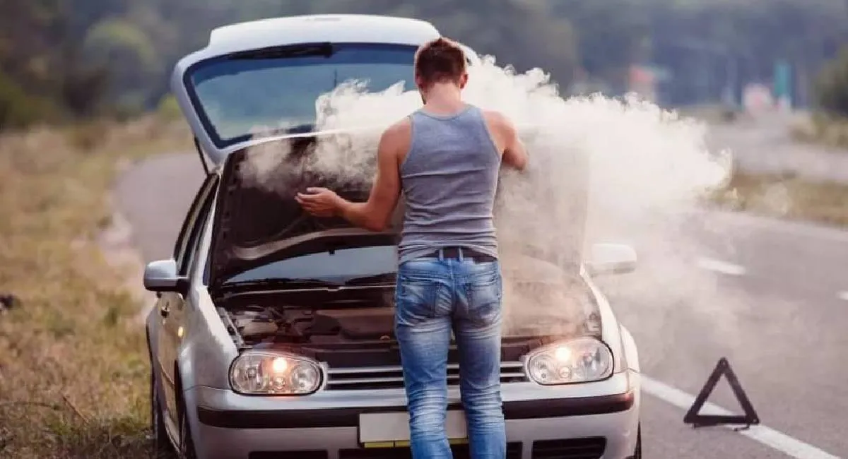 automobilio variklio perkaitimas