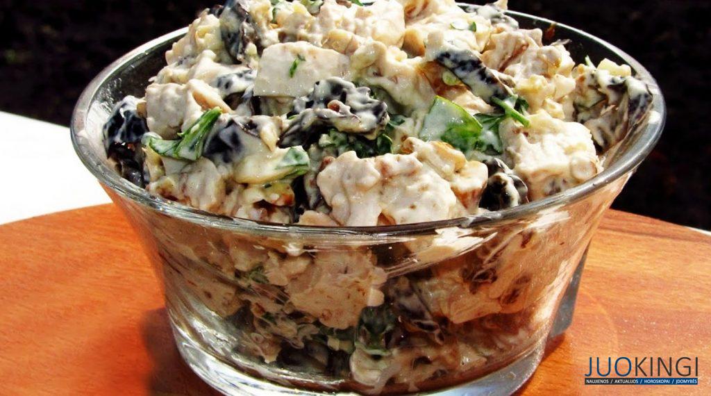 Все ищут этот рецепт. Салат с черносливом и куриным филе