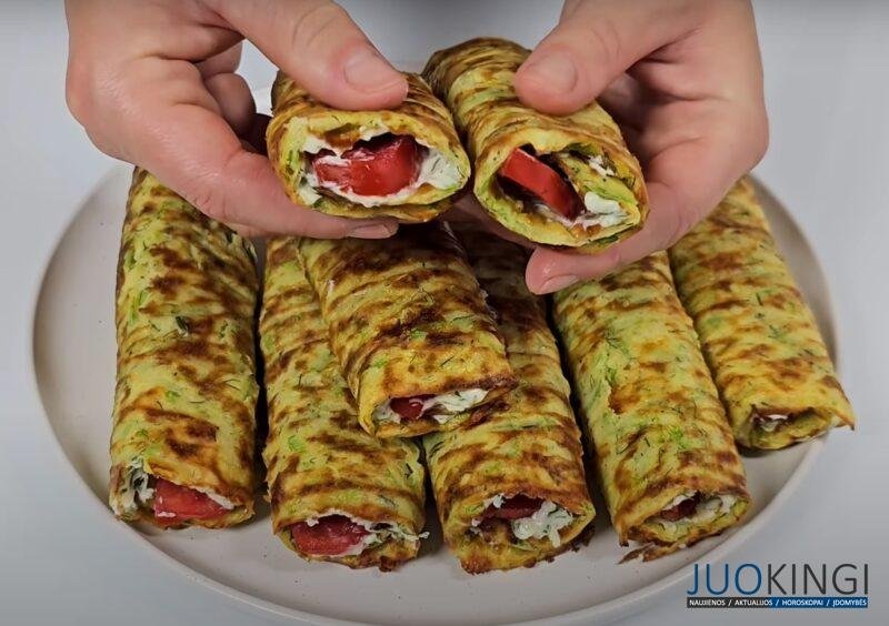 Кабачки без масла и жарки: рулетики в духовке с потрясающей начинкой. Легко, вкусно и без лишних калорий